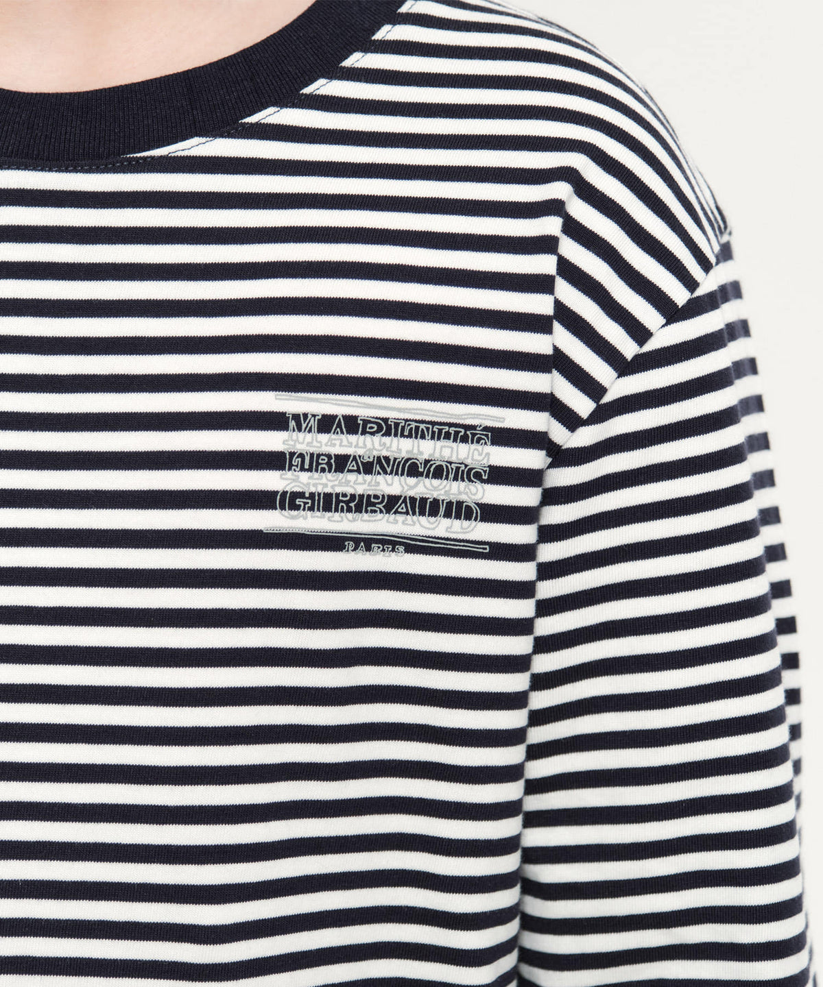Marithé François Girbaud Kids Doodle Classic Logo Long Sleeve Top 2-Pack – Navy