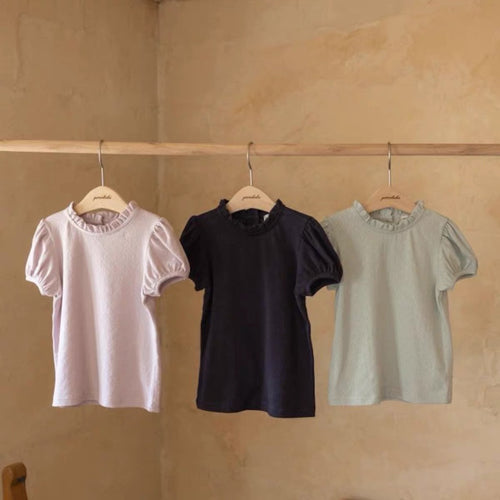 Korean Kidswear - Bella Puff Sleeve Tee