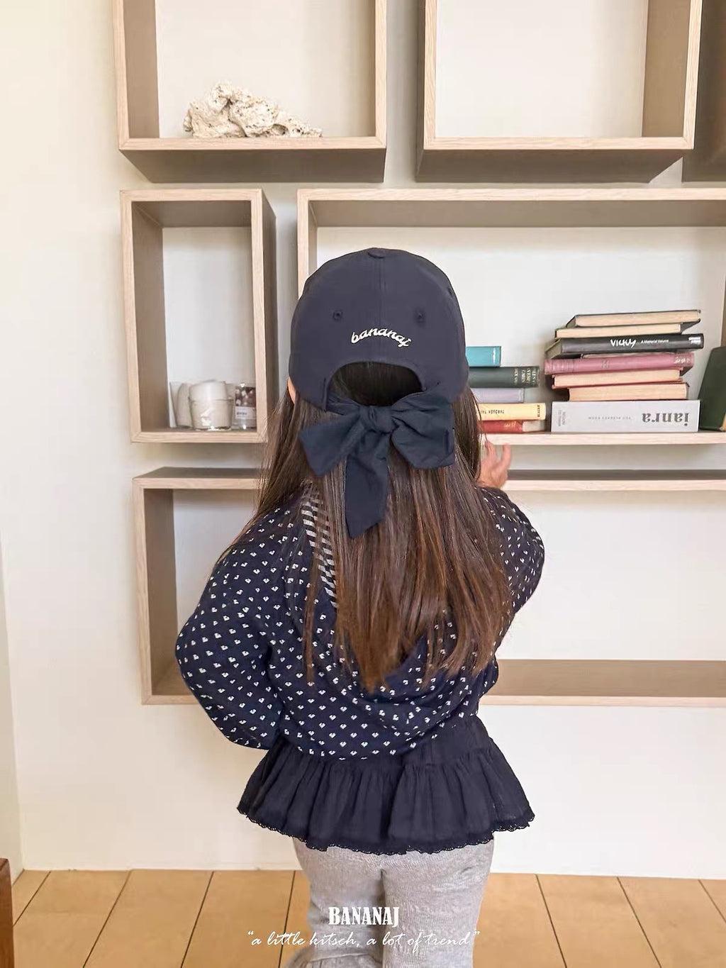 Ribbon Bow Baseball Cap alternate view 12 by Mini Kelly