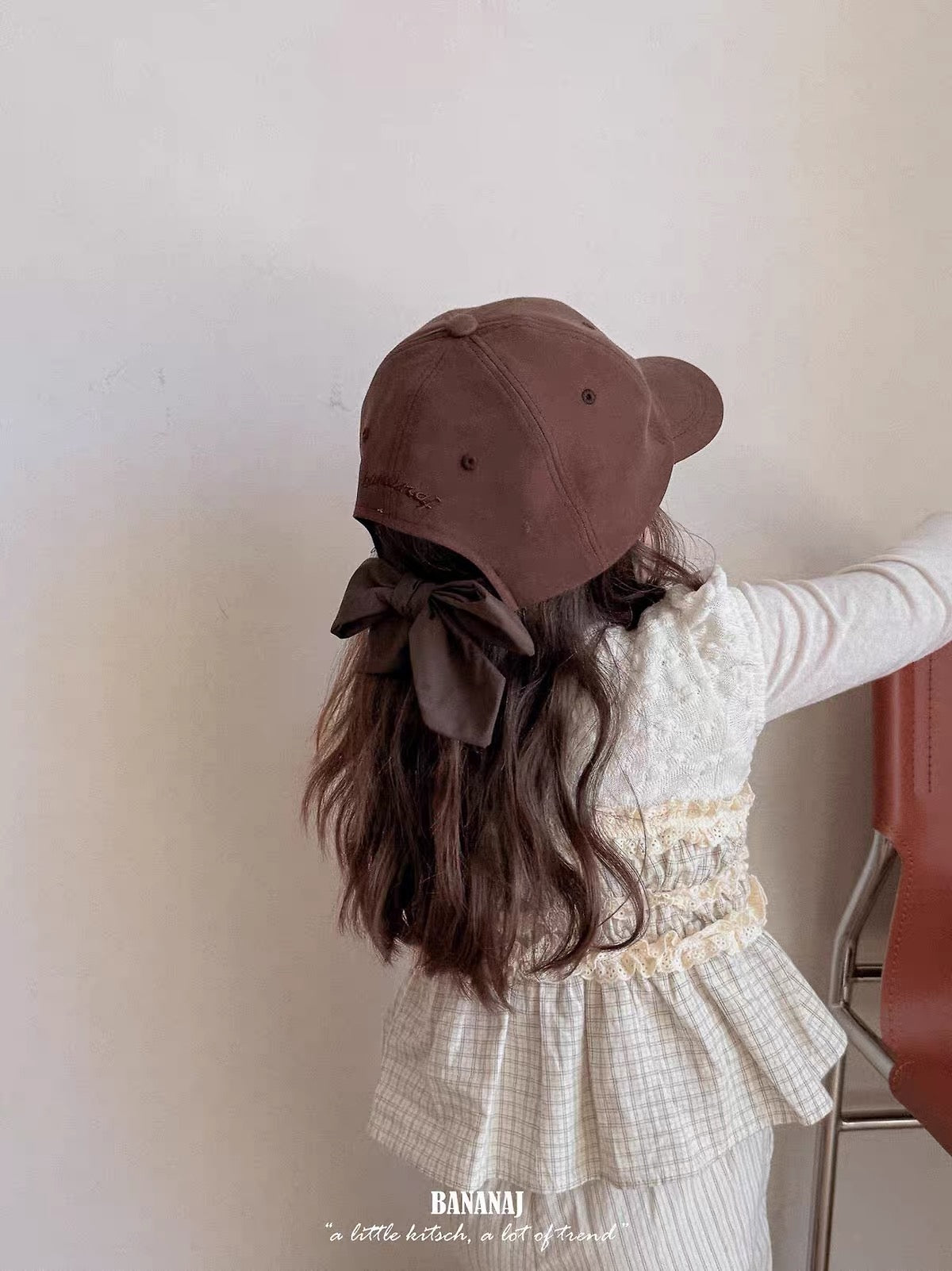Ribbon Bow Baseball Cap alternate view 8 by Mini Kelly