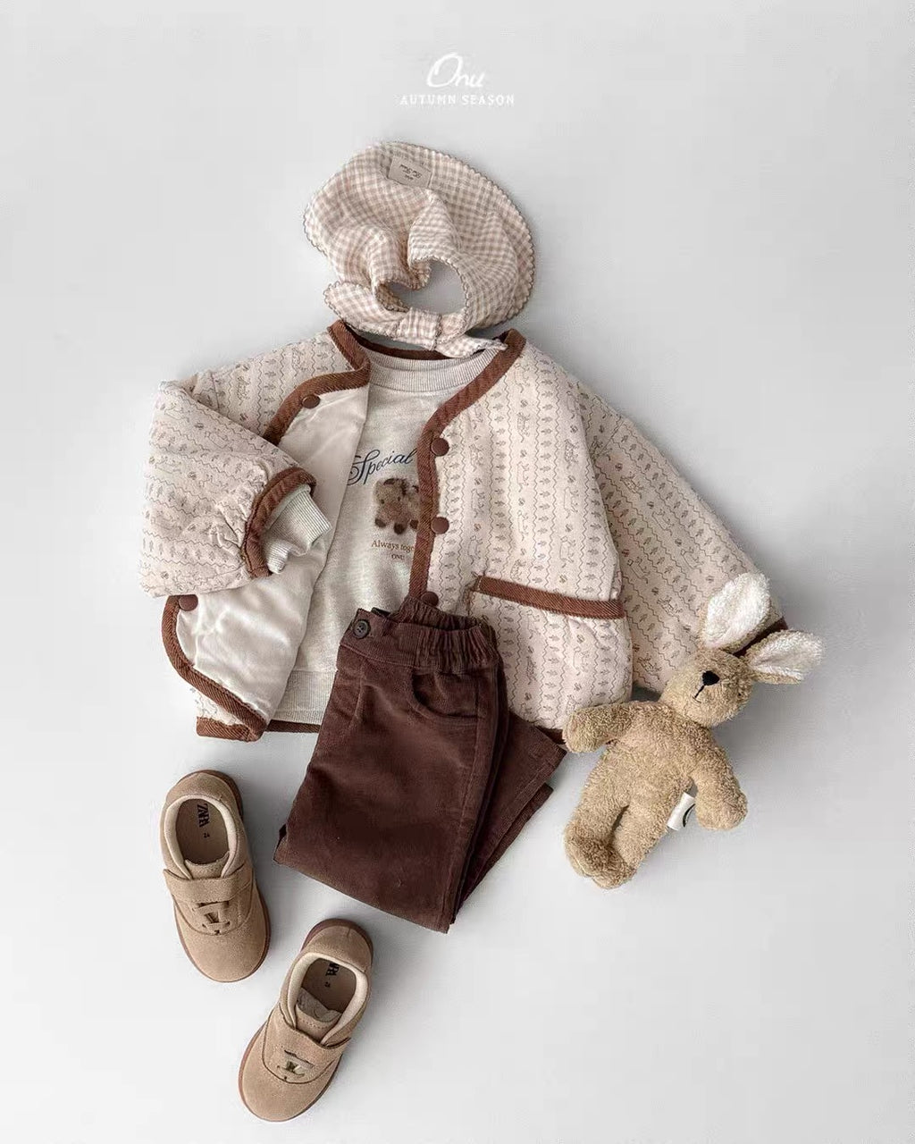 Korean Kidswear | Special Moment Teddy Sweatshirt