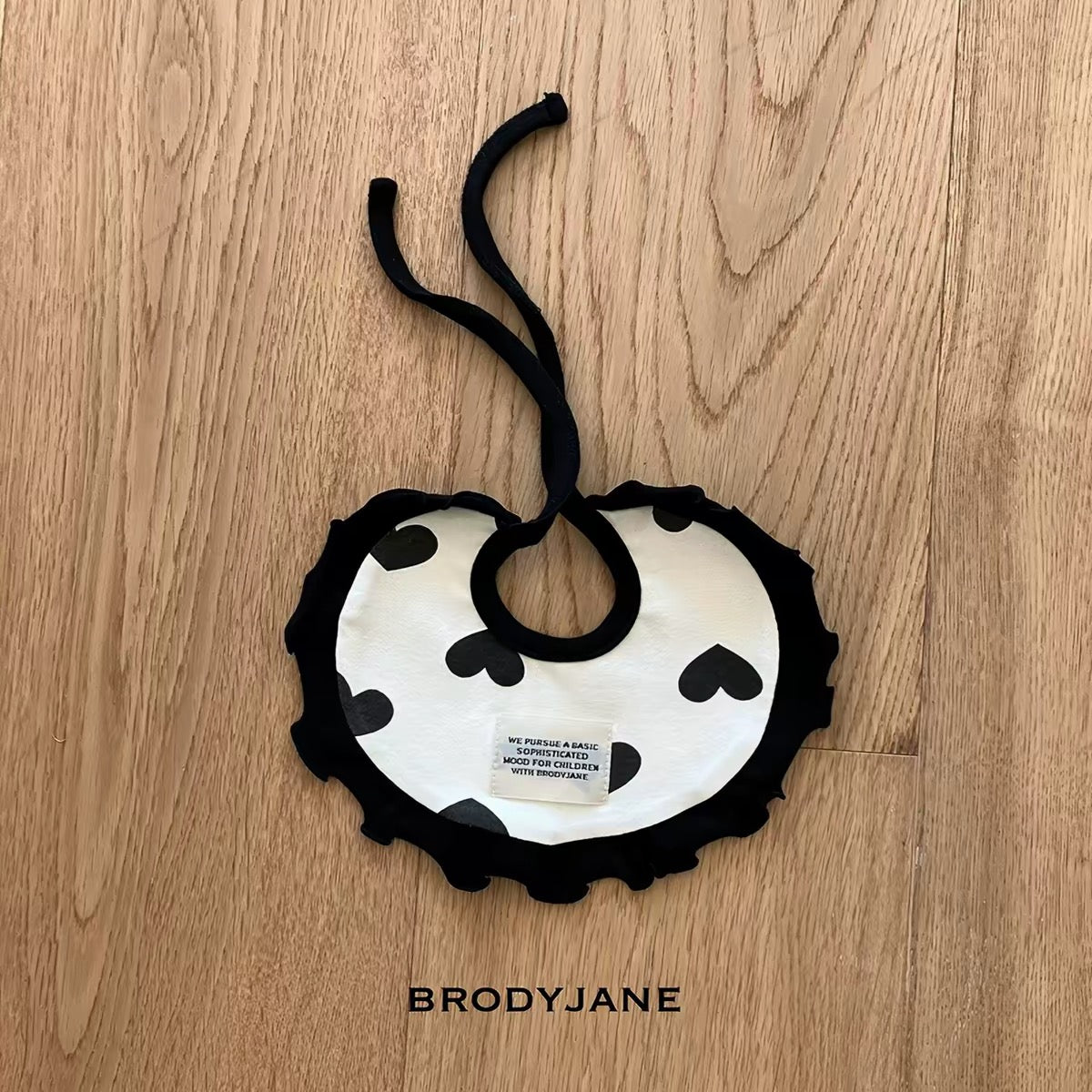 Korean Kidswear | Brody Jane Black Heart Baby 4-Piece Set