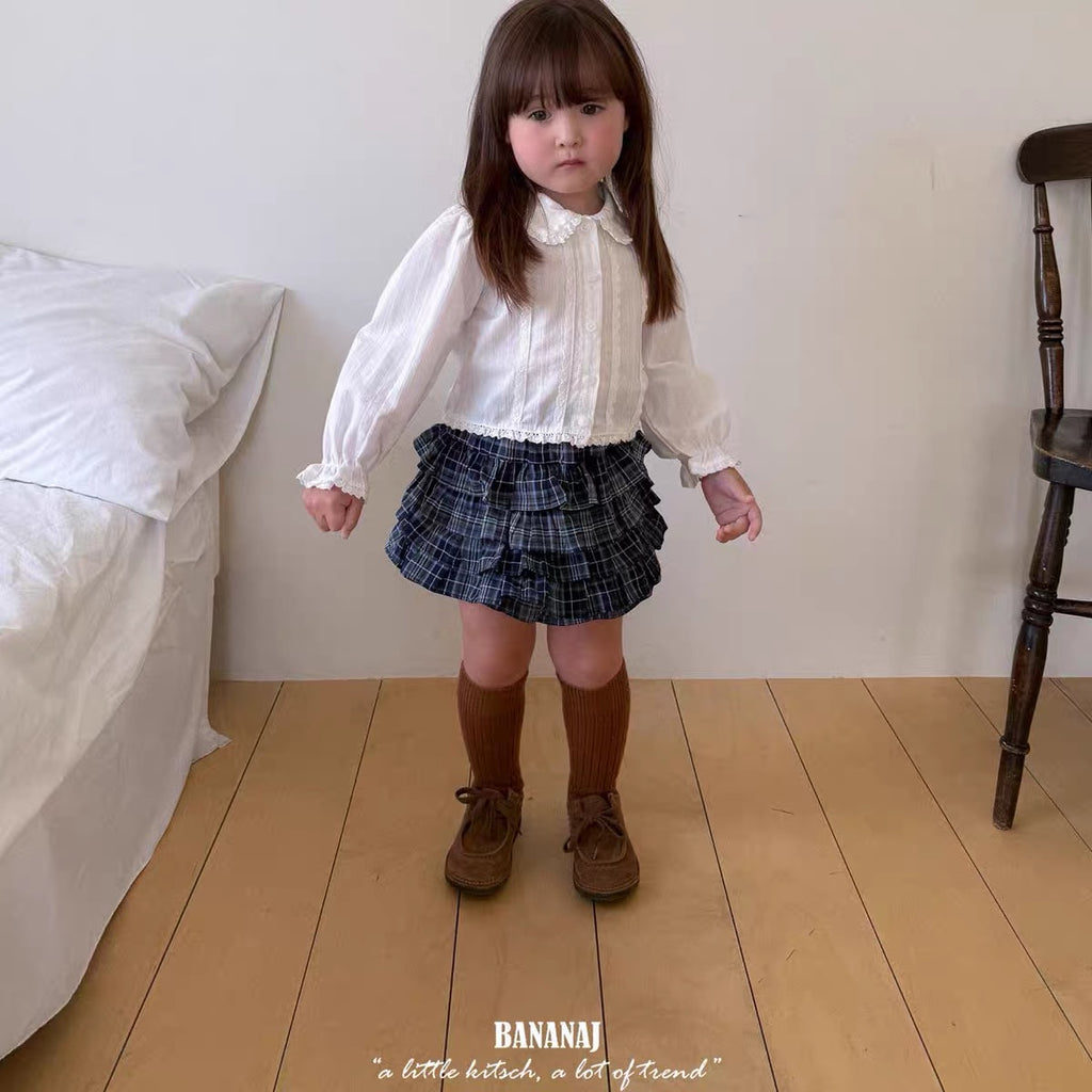 Lace Collar White Blouse alternate view 2 by Mini Kelly