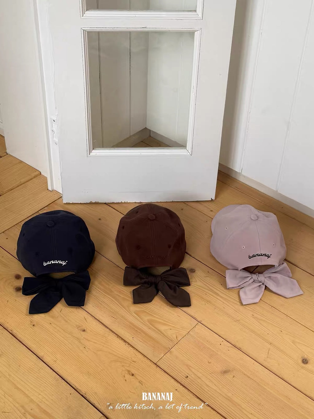 Ribbon Bow Baseball Cap alternate view 7 by Mini Kelly