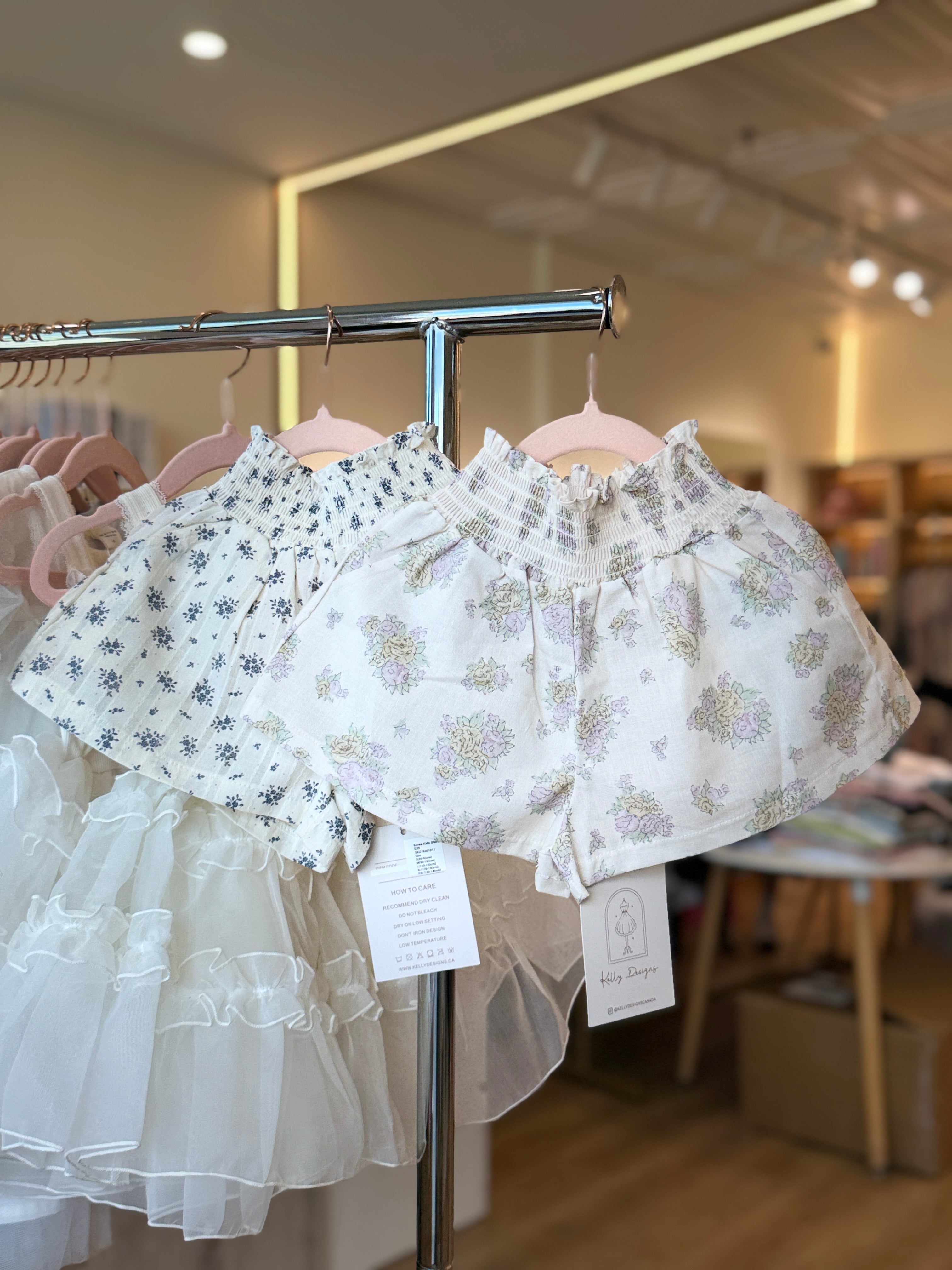 Korean Kidswear - Blossom Floral Shorts