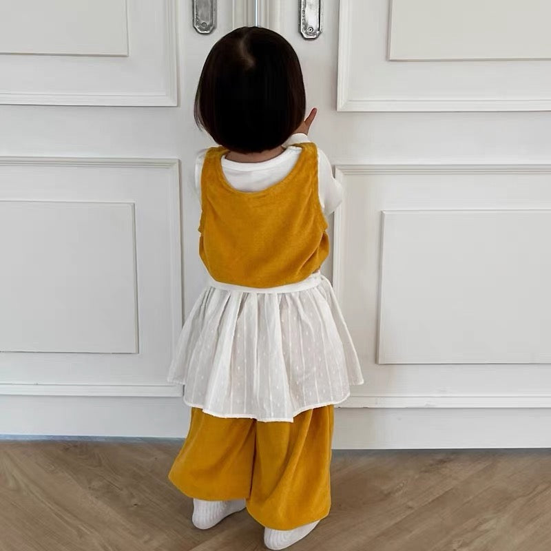 Korean Kidswear | Cozy Sleeveless Vest Top