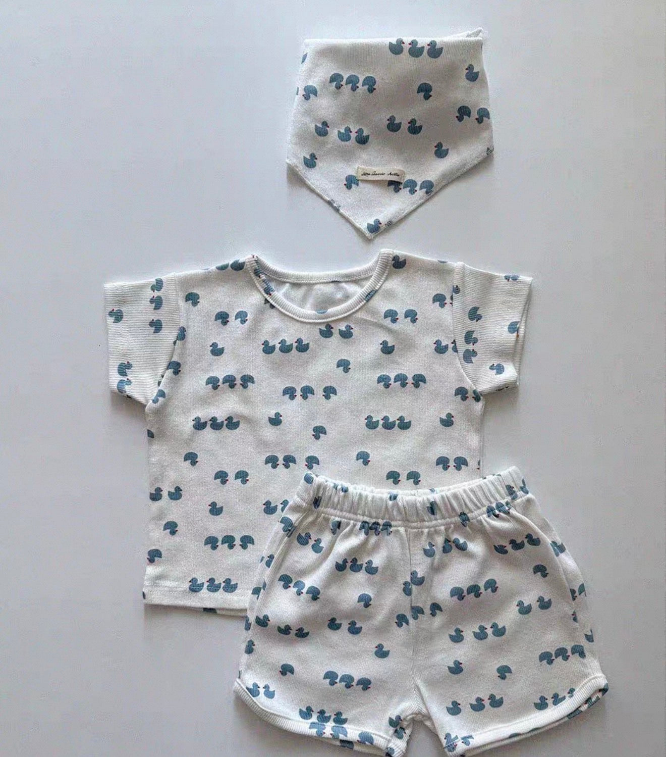Korean Kidswear | Duck Print Cotton Tee