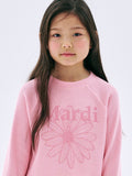 Mardi Mercredi Kids Waffle Raglan Sweatshirt – Pink by Mini Kelly