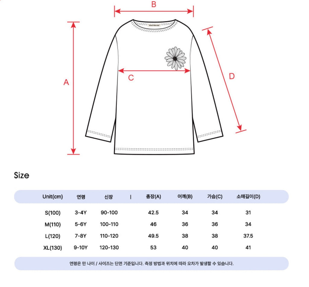 Mardi Mercredi Kids Striped Long Sleeve Tee – Blue alternate view 4 by Mini Kelly