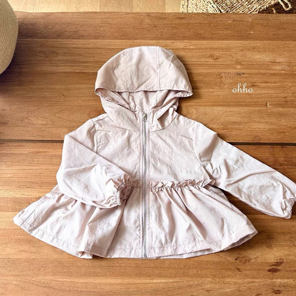Korean Kidswear | Lightweight Hooded Sun Protection Jacket