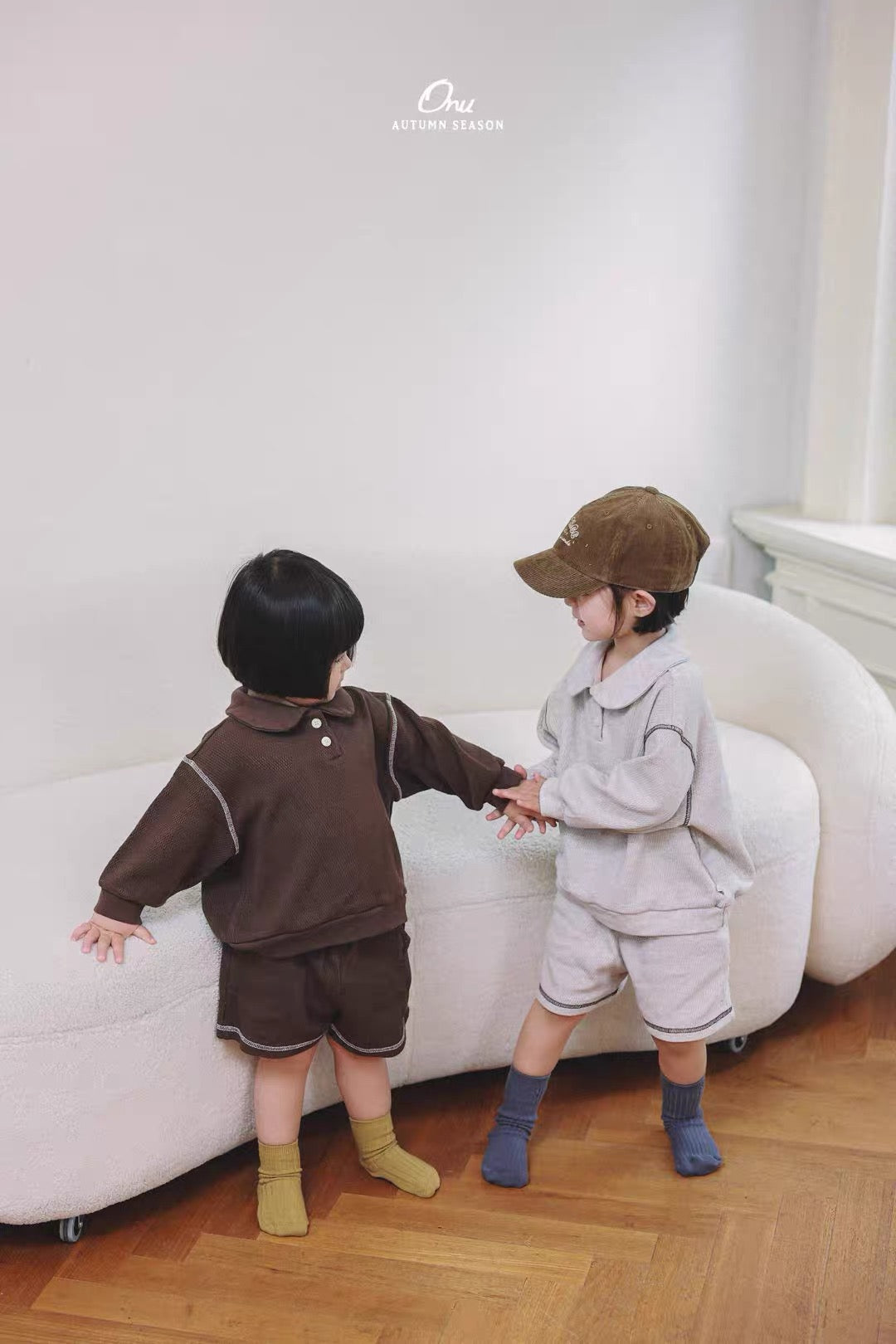 Korean Kidswear | ONU Vintage Corduroy Kids Baseball Cap