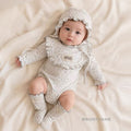 Korean Kidswear | Brody Jane Vintage Floral Baby 4-Piece Set