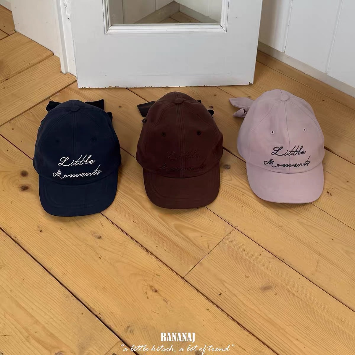 Ribbon Bow Baseball Cap alternate view 3 by Mini Kelly