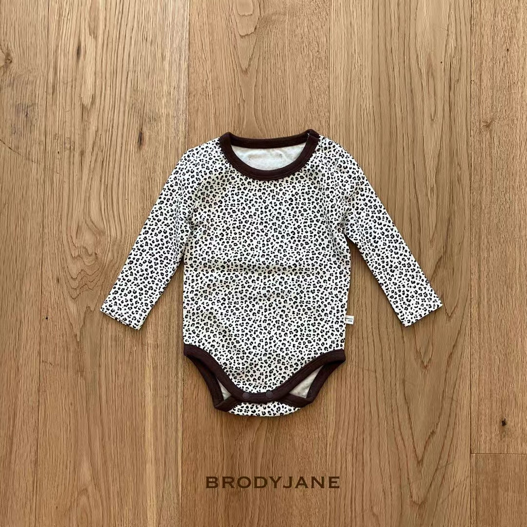 Korean Kidswear | BRODYJANE Baby Leopard Print 4-Piece Set
