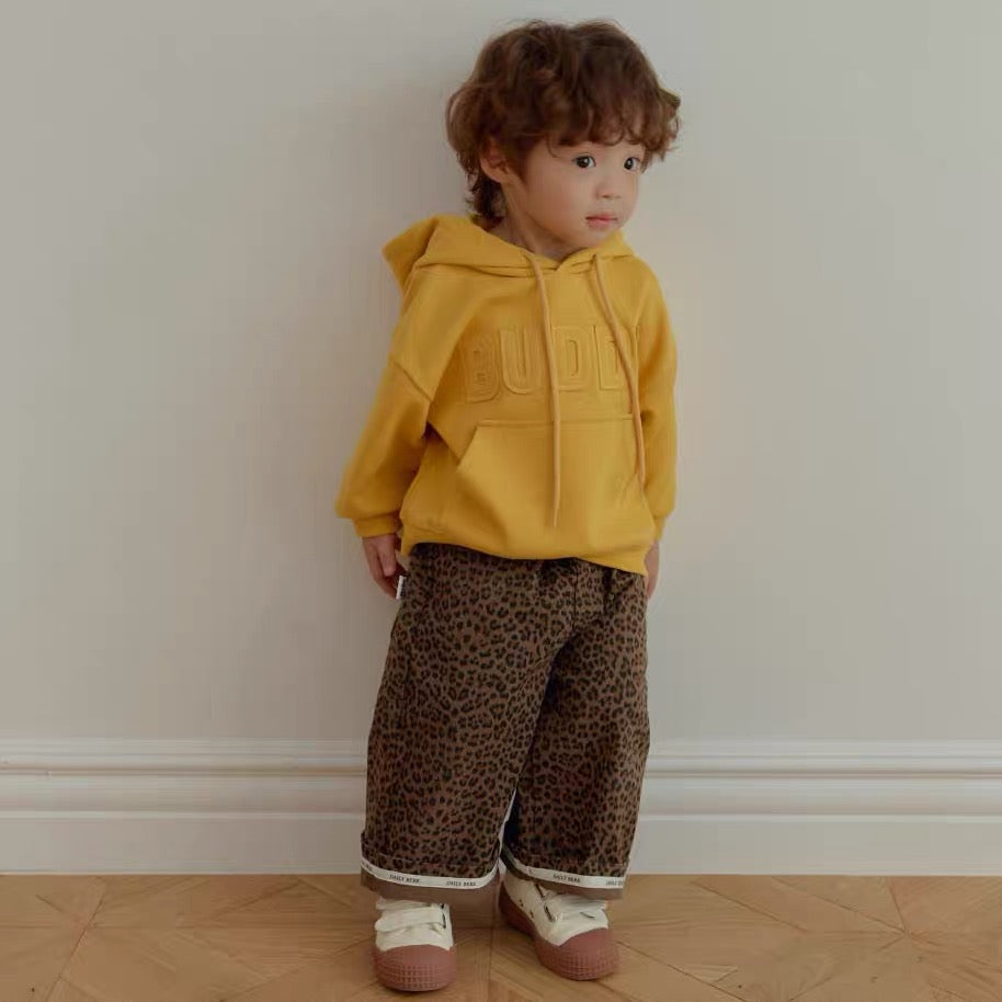Korean Kidswear | DAILY BEBE Leopard Wide Leg Pants