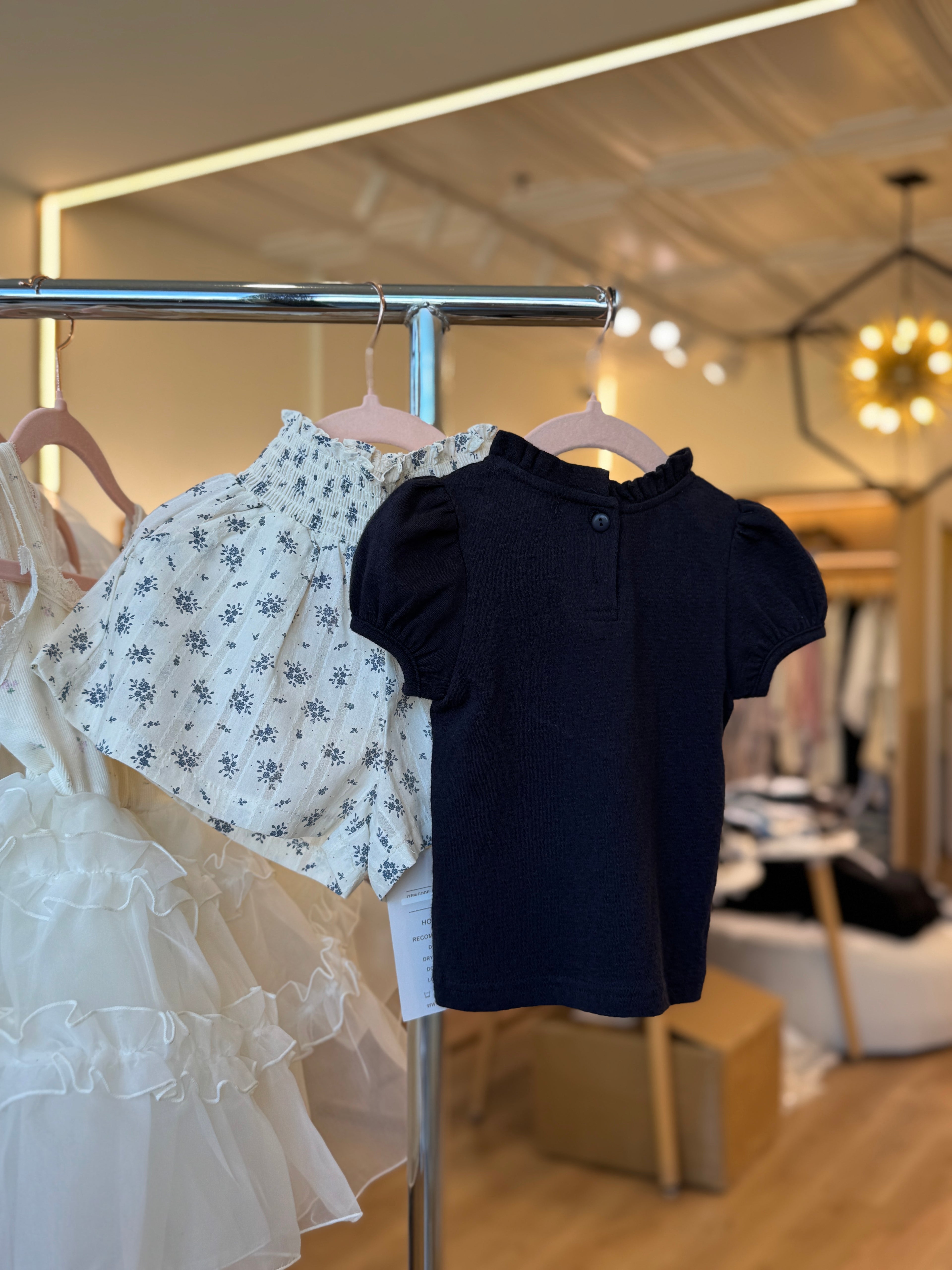 Korean Kidswear - Bella Puff Sleeve Tee