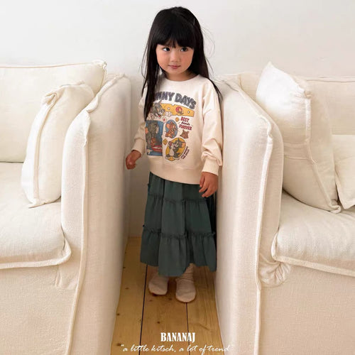 Korean Kidswear | Tom & Jerry Funny Days Graphic Sweatshirt