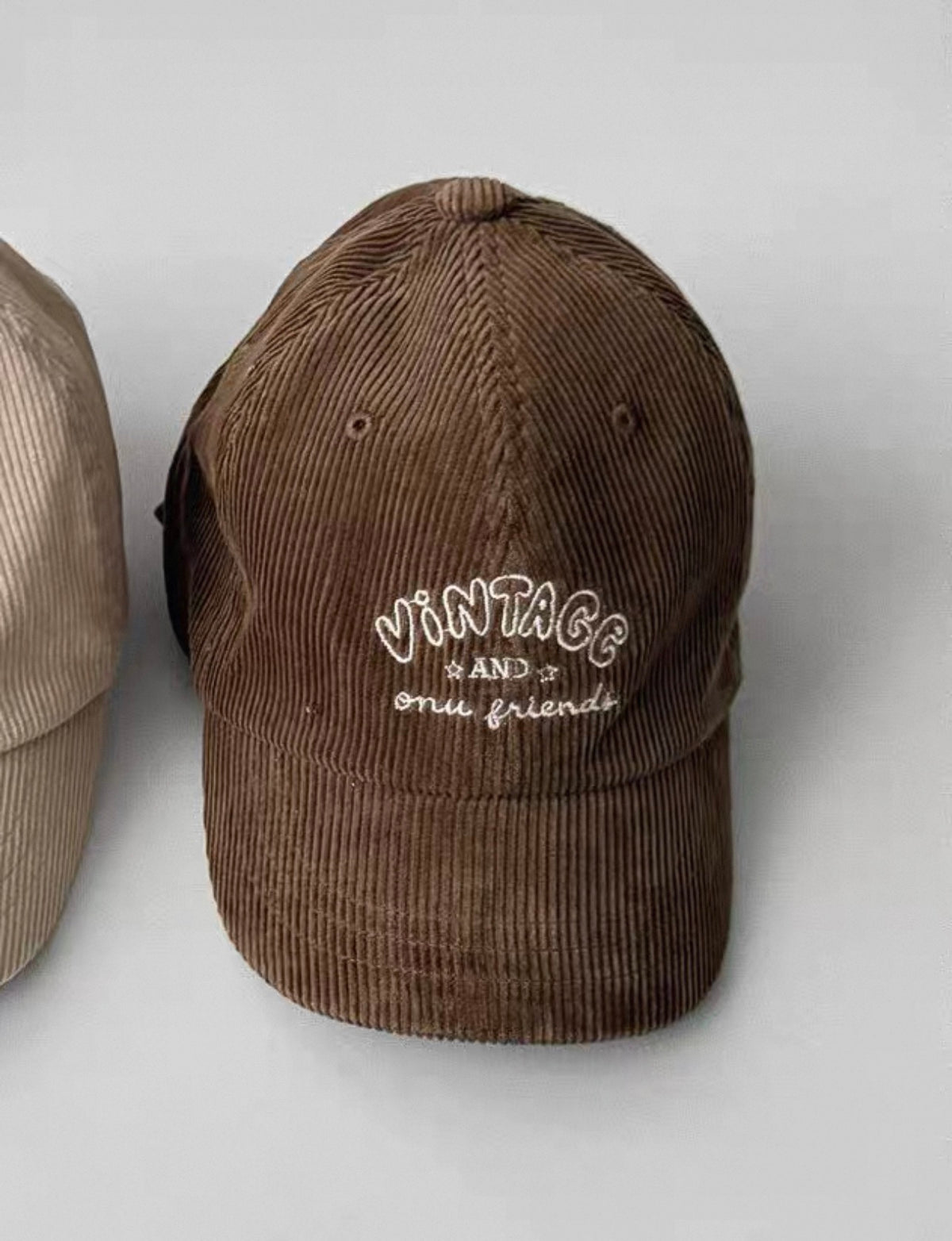 Korean Kidswear | ONU Vintage Corduroy Kids Baseball Cap