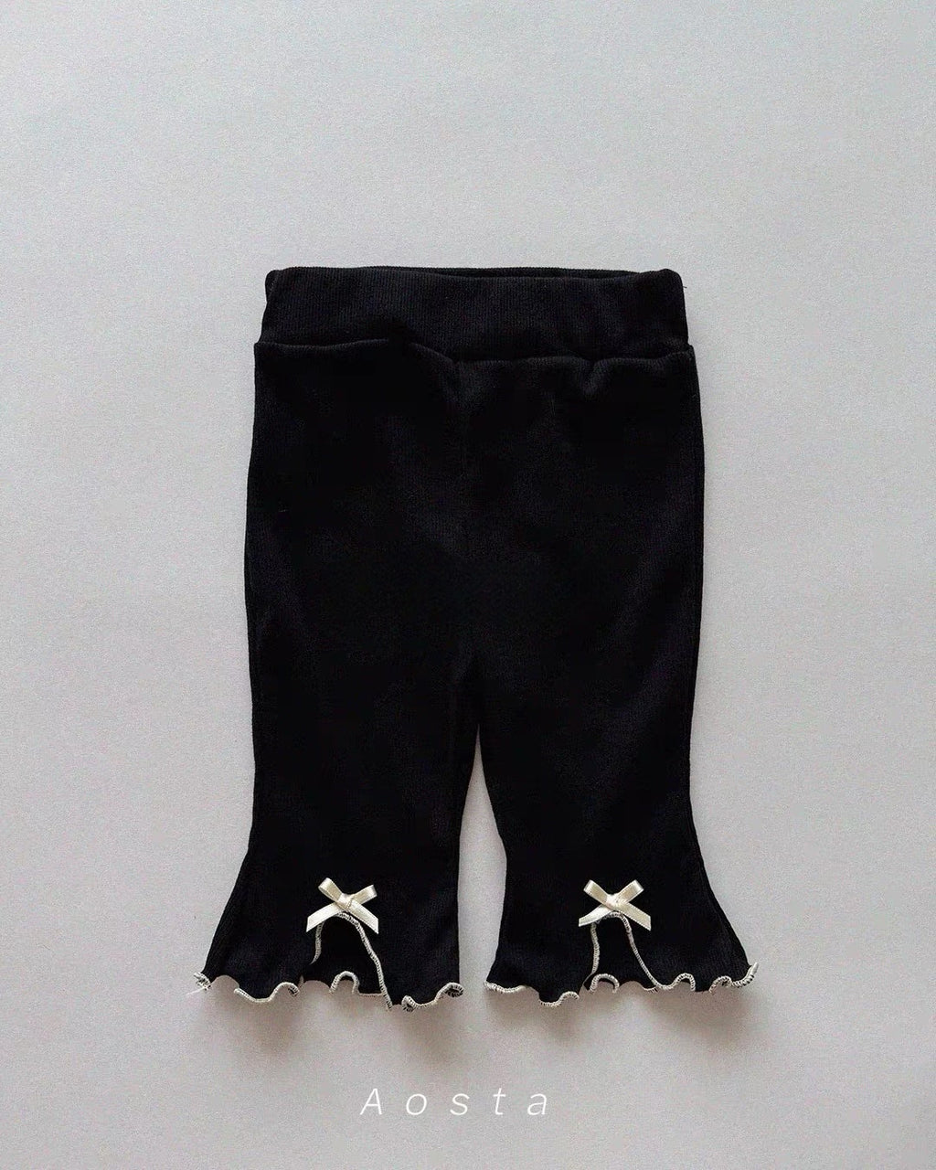 Korean Kidswear | Bow Flare Leggings