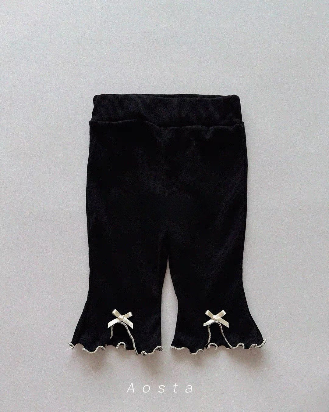 Korean Kidswear | Bow Flare Leggings