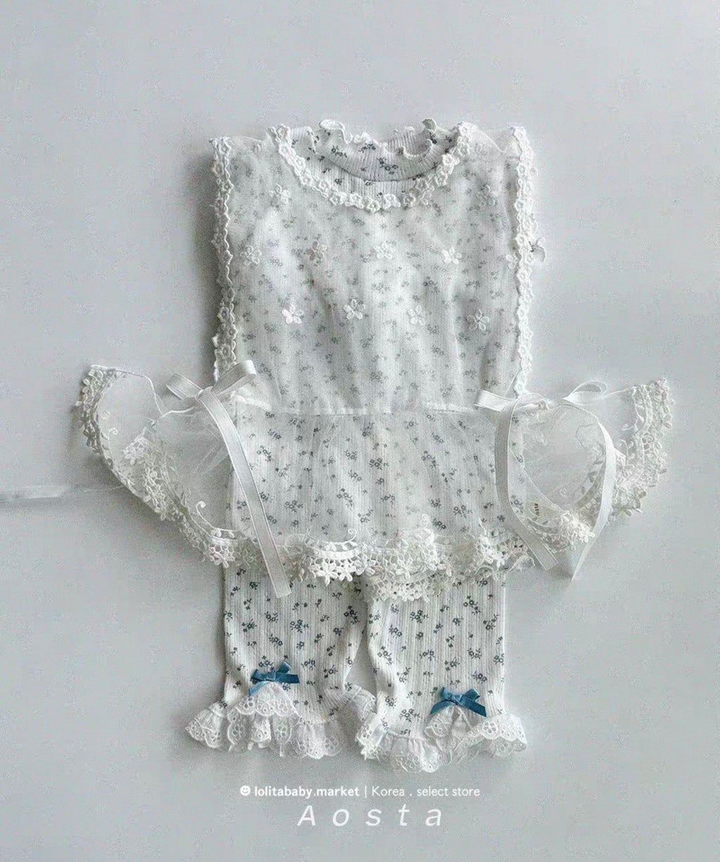 Korean Kidswear | Lace Trim Leggings