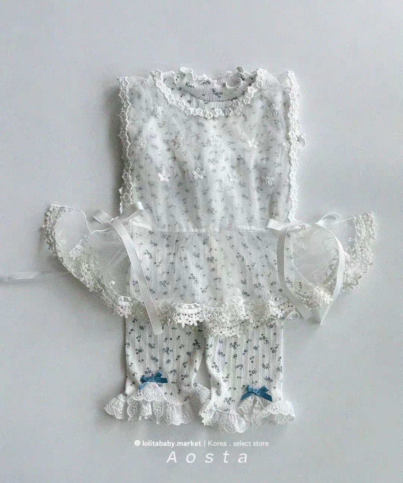 Korean Kidswear | Lace Trim Leggings