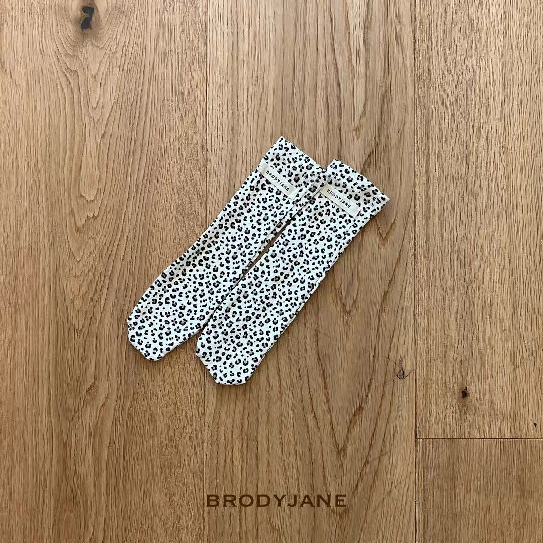 Korean Kidswear | BRODYJANE Baby Leopard Print 4-Piece Set
