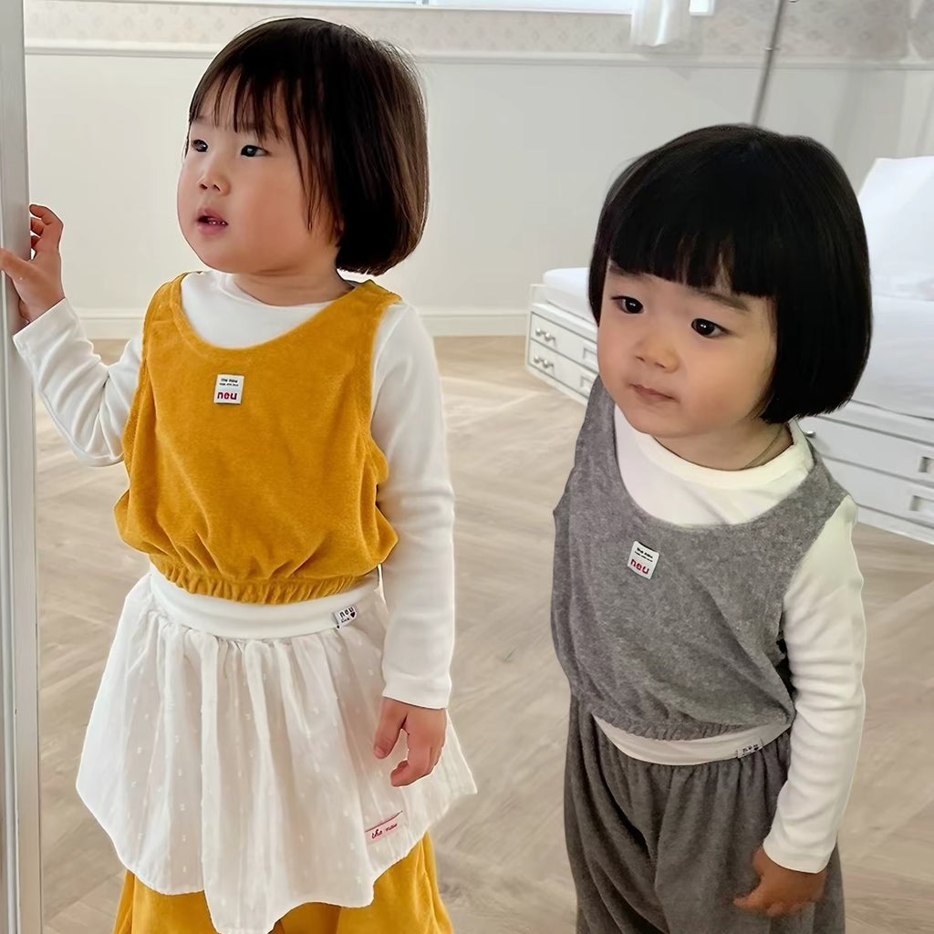 Korean Kidswear | Cozy Sleeveless Vest Top