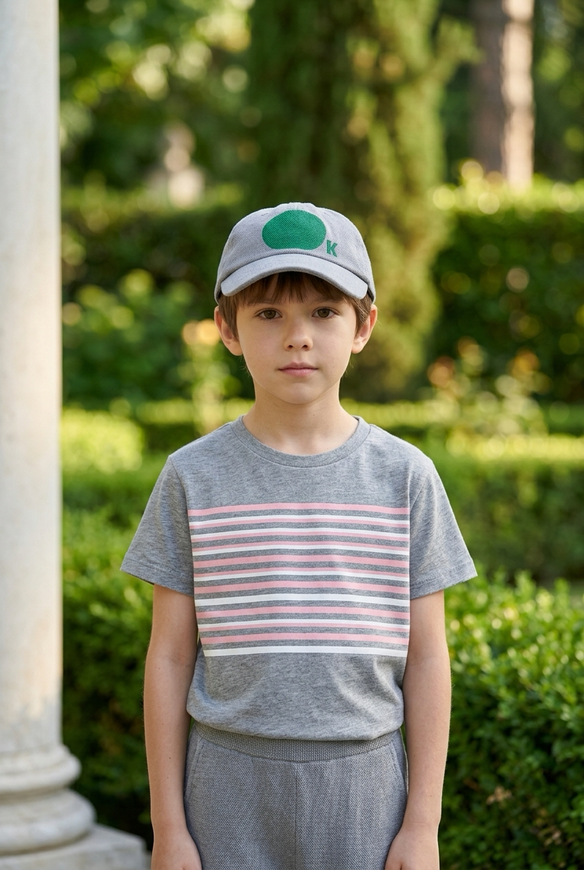 Green Apple Baseball Cap by Mini Kelly