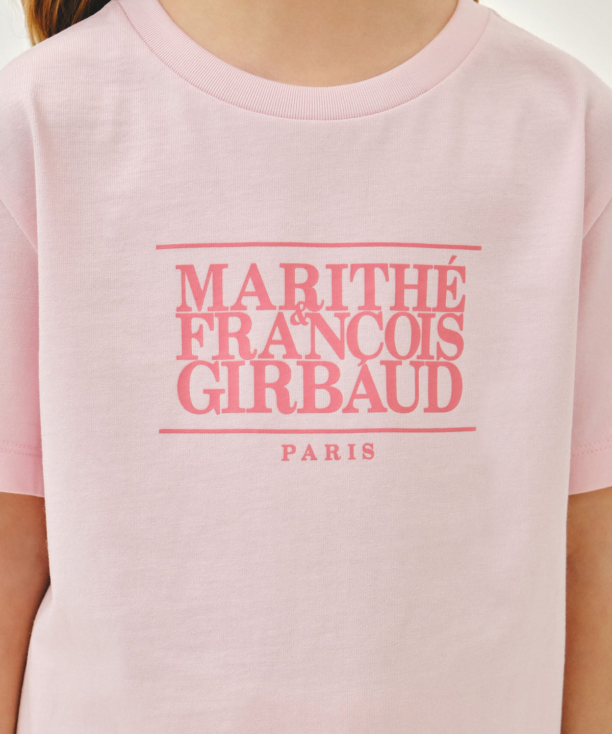 Marithe KIDS CLASSIC LOGO TEE Pink