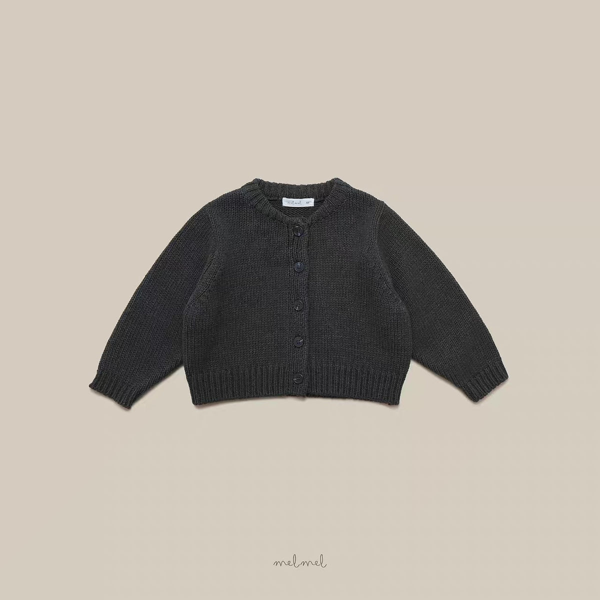 Korean Kidswear Classic Knit Cardigan - 2 Colors