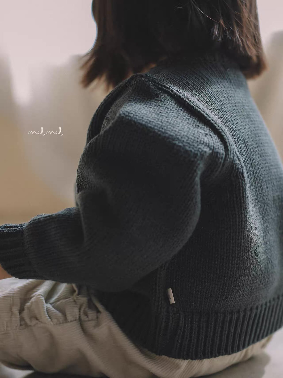 Korean Kidswear Classic Knit Cardigan - 2 Colors