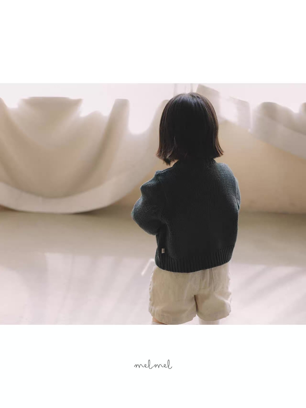 Korean Kidswear Classic Knit Cardigan - 2 Colors