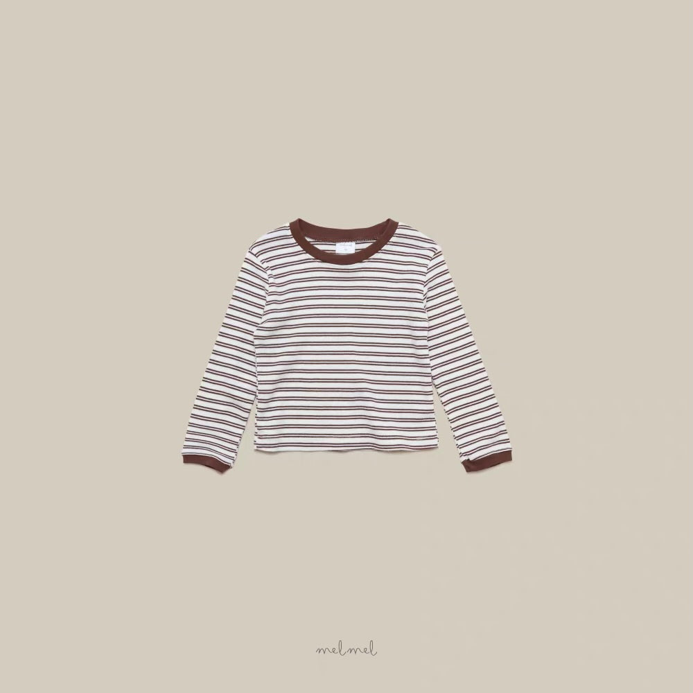 Korean Kidswear Cotton Striped Long Sleeve Tee