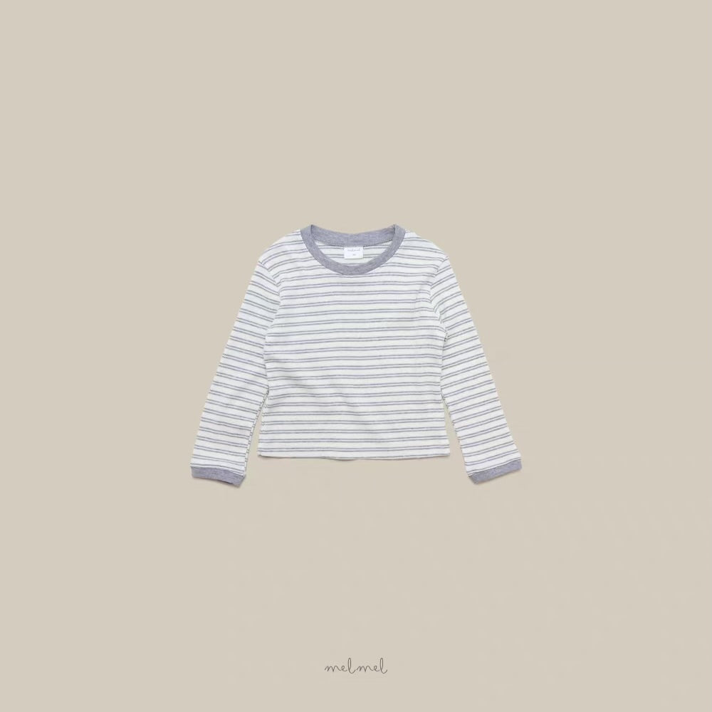 Korean Kidswear Cotton Striped Long Sleeve Tee