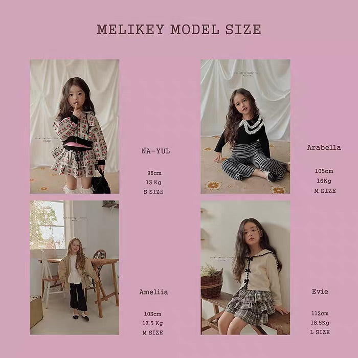 Korean Kidswear Pink Striped Collar Top
