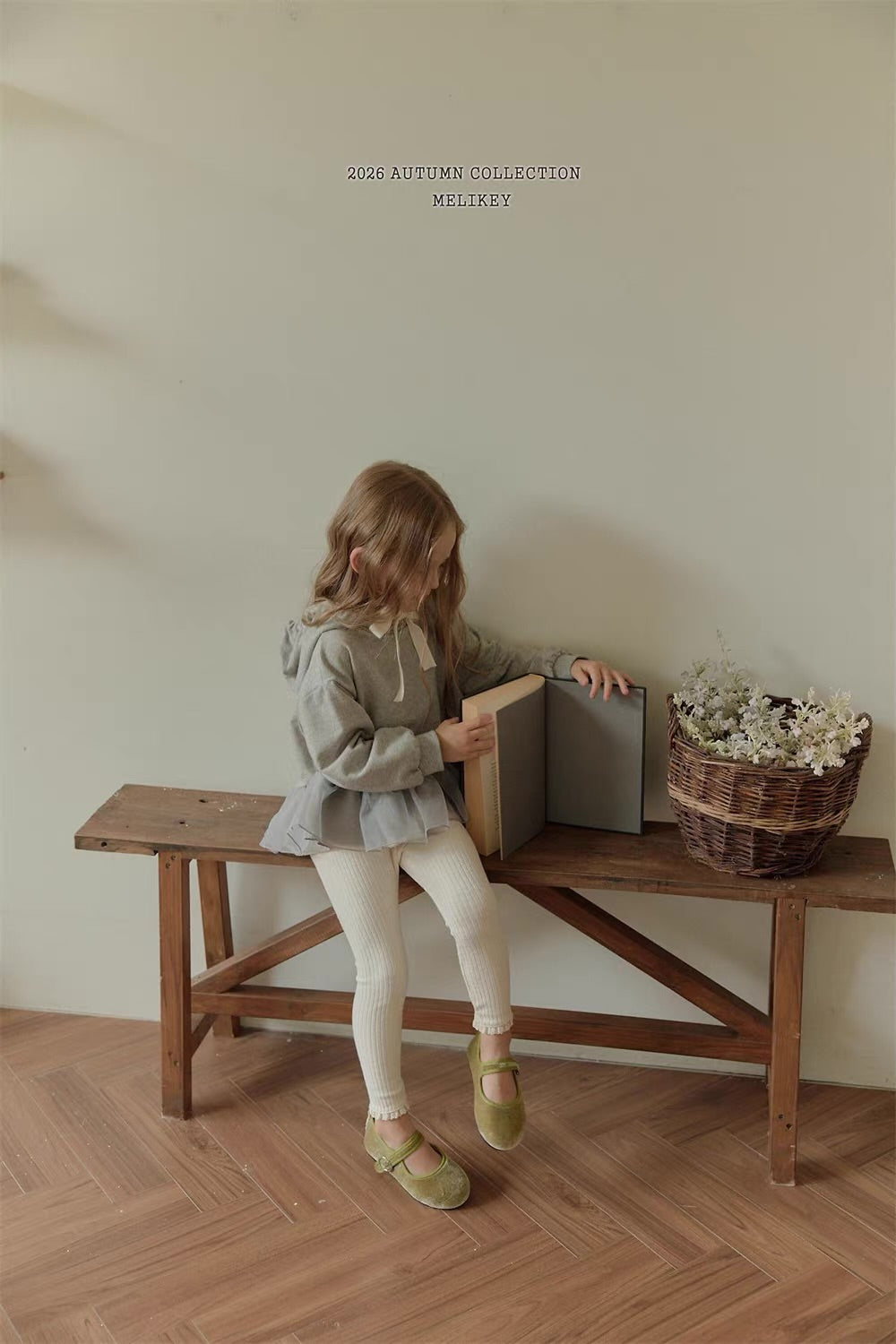 Korean Kidswear Lace Trim Ribbed Leggings - 3 Colors