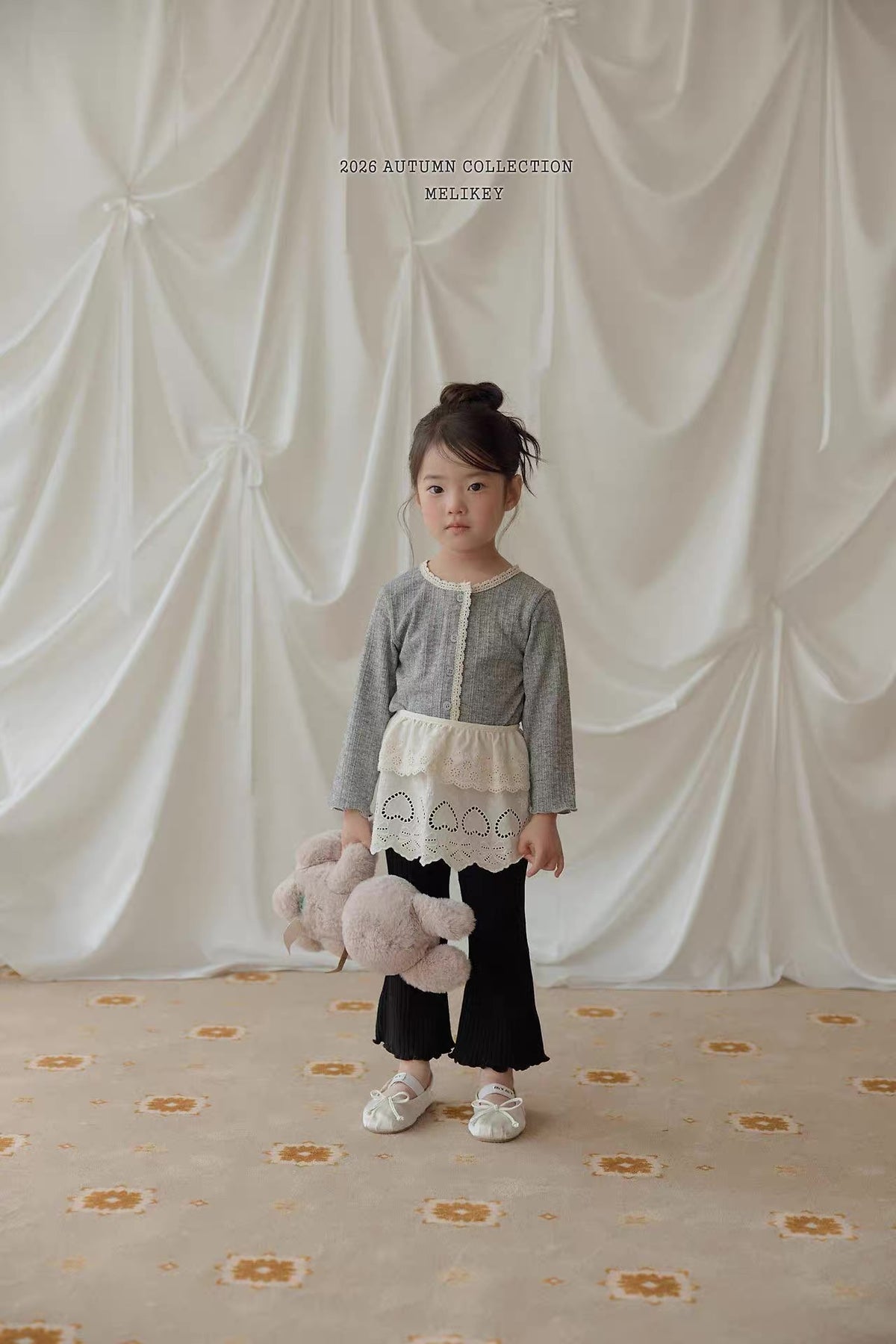 Korean Kidswear Ribbed Flare Pants – 4 Colors