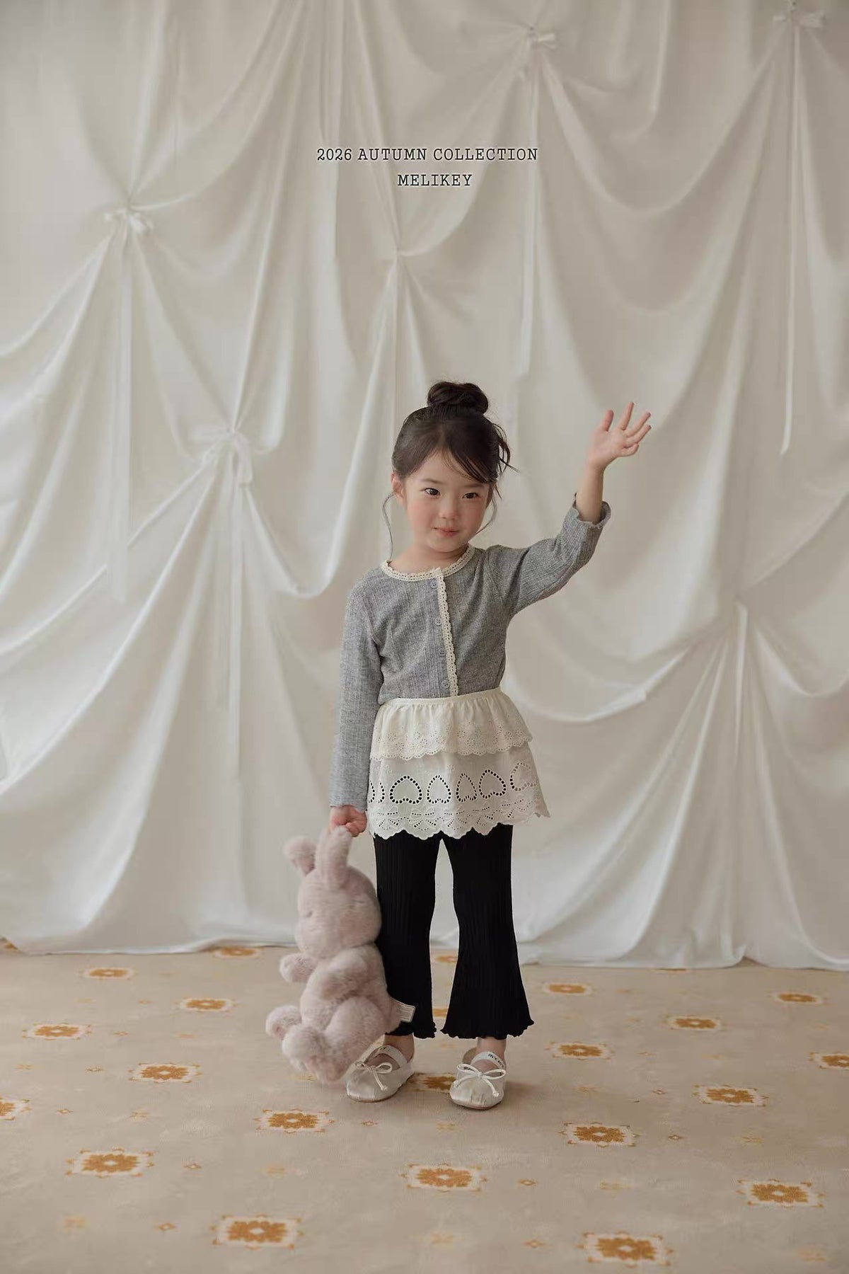 Korean Kidswear Ribbed Flare Pants – 4 Colors