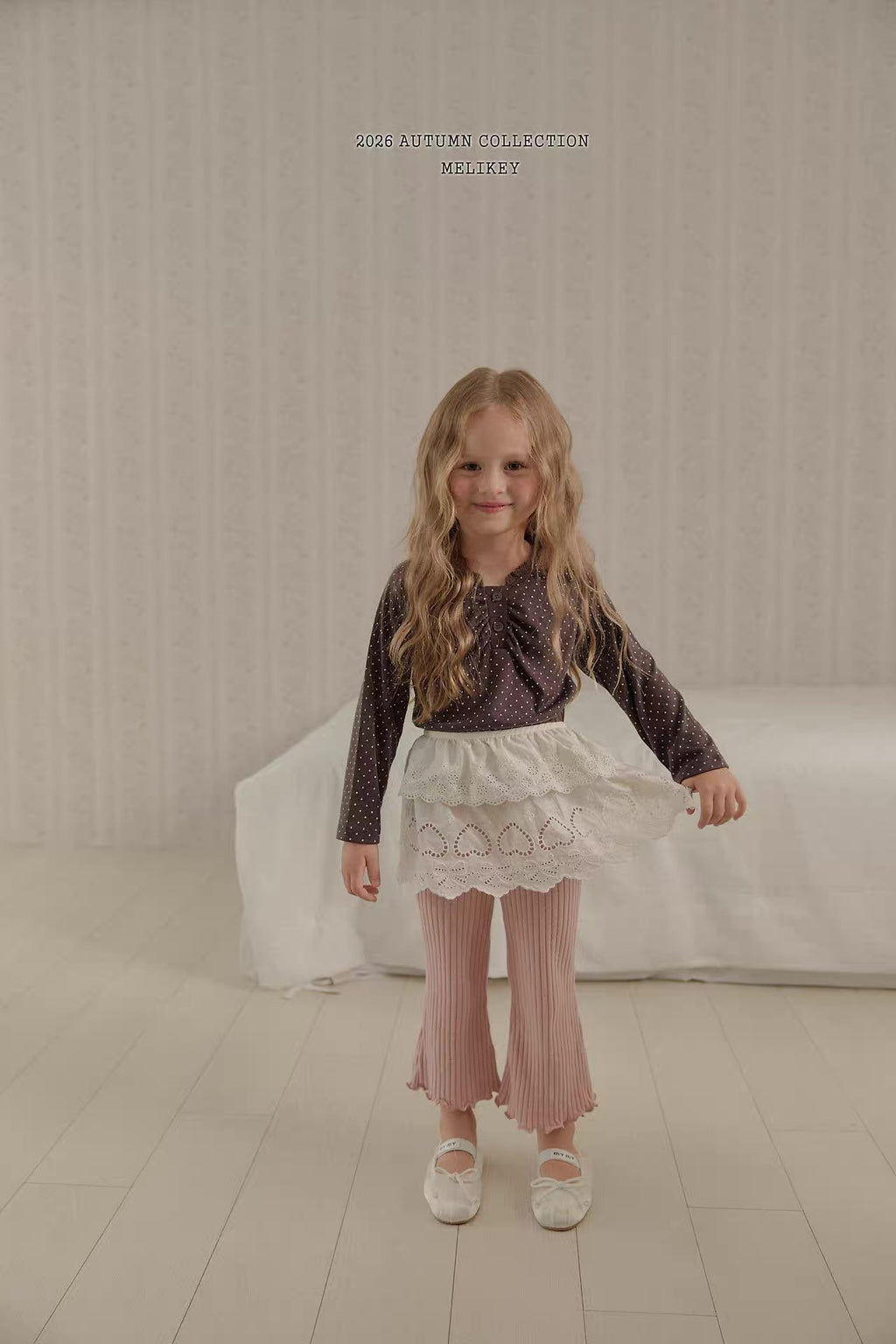 Korean Kidswear Ribbed Flare Pants – 4 Colors