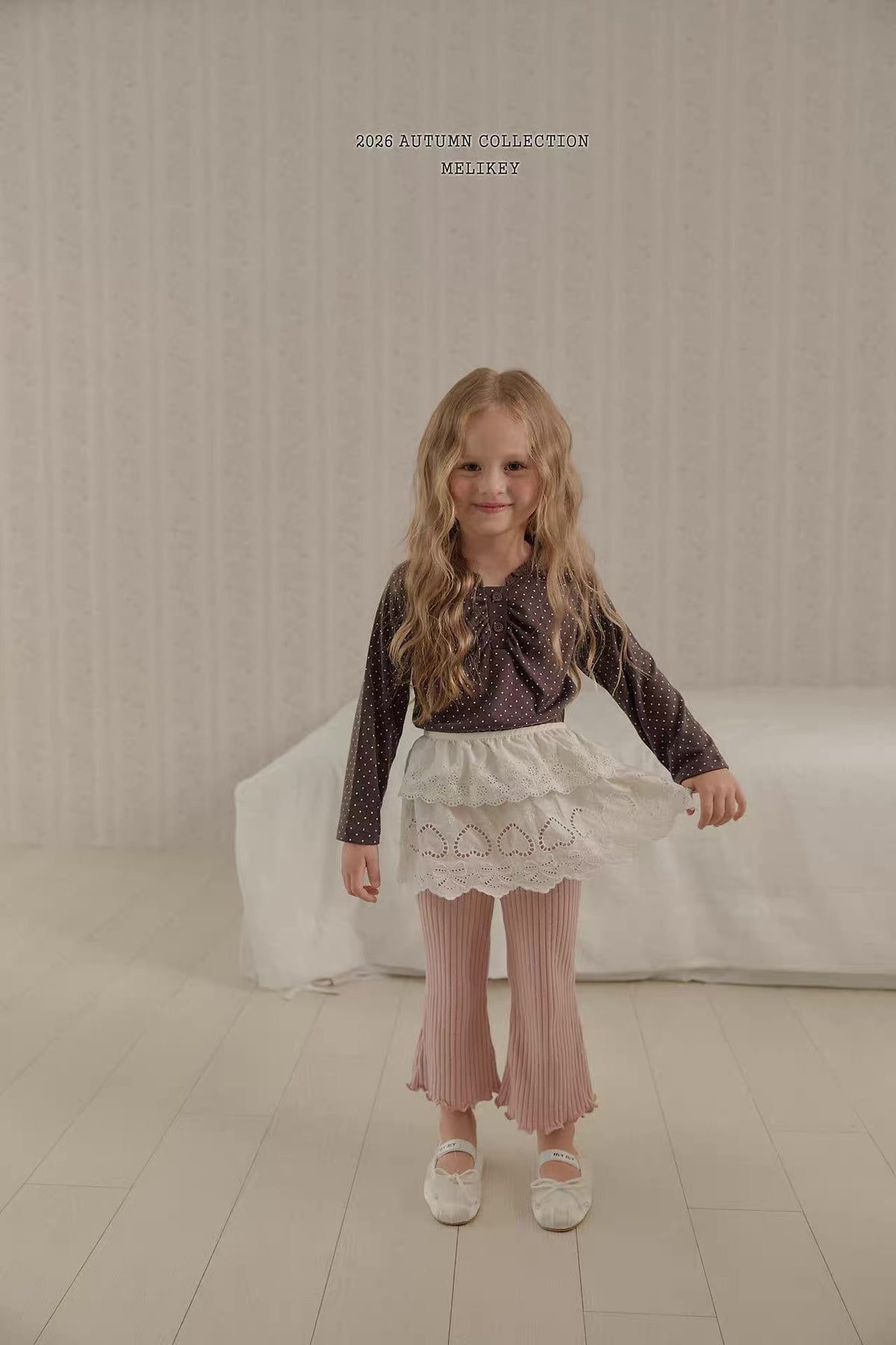 Korean Kidswear Ribbed Flare Pants – 4 Colors