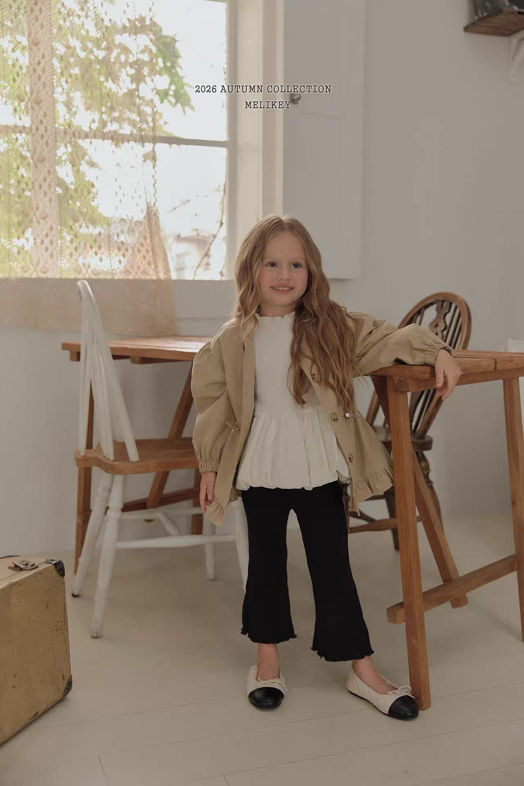 Korean Kidswear Ribbed Flare Pants – 4 Colors