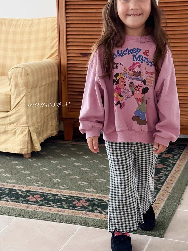 Korean Kidswear | Mouse Dessert Graphic Sweatshirt