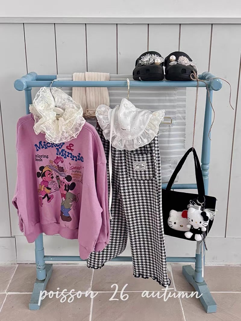 Korean Kidswear | Mouse Dessert Graphic Sweatshirt