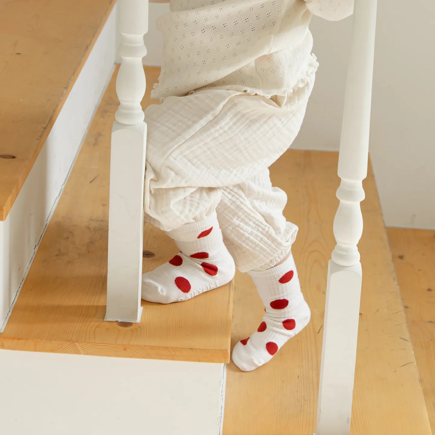 Korean Kidswear | Daily Dot Non-Slip Kids Socks 6-Pack Set